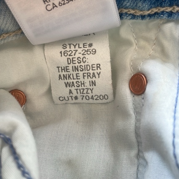 Mother denim - Mother Superior Insider Ankle Fray - In A Tizzy - Picture 6 of 10